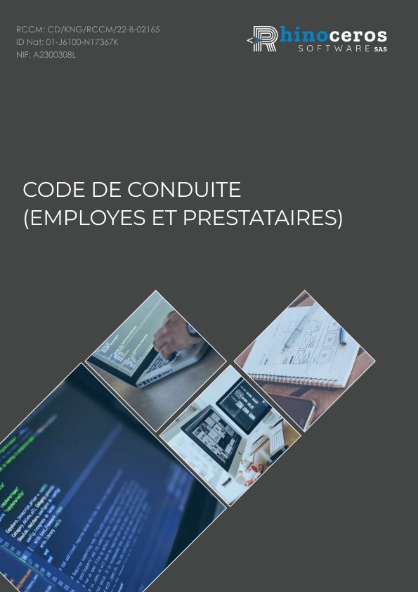 Rhinoceros Software SAS- Code of Conduct - Employees and service providers